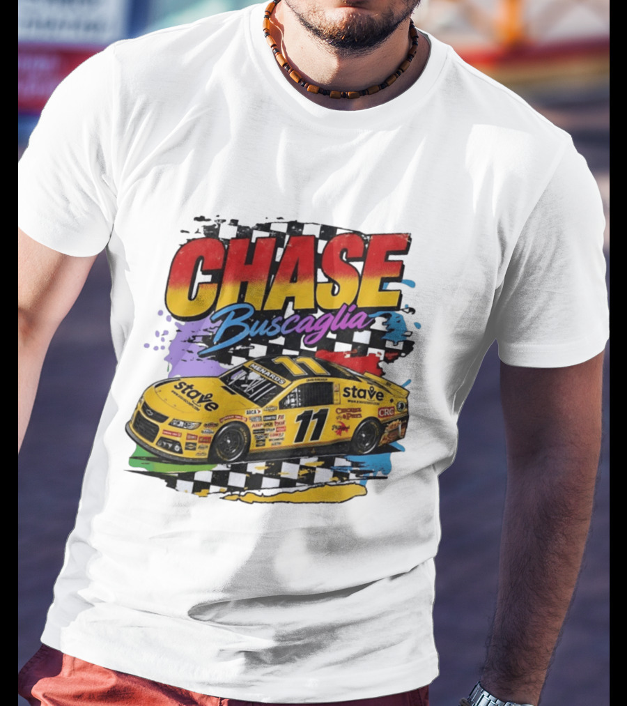 Chase Buscaglia Stave Racing Car 11 Bootleg T-Shirt