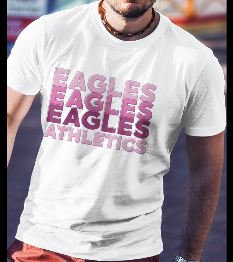 Eagles Athletics Pink Ombré T-Shirt
