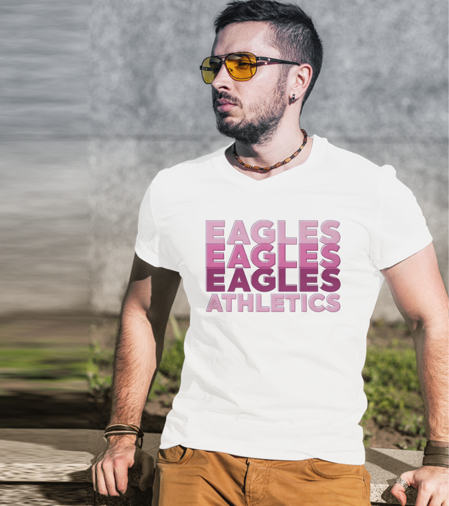 Eagles Athletics Pink Ombré T-Shirt