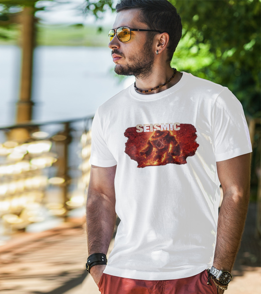 Seismic Magnitude Lava Golem Erupts With Power T-Shirt