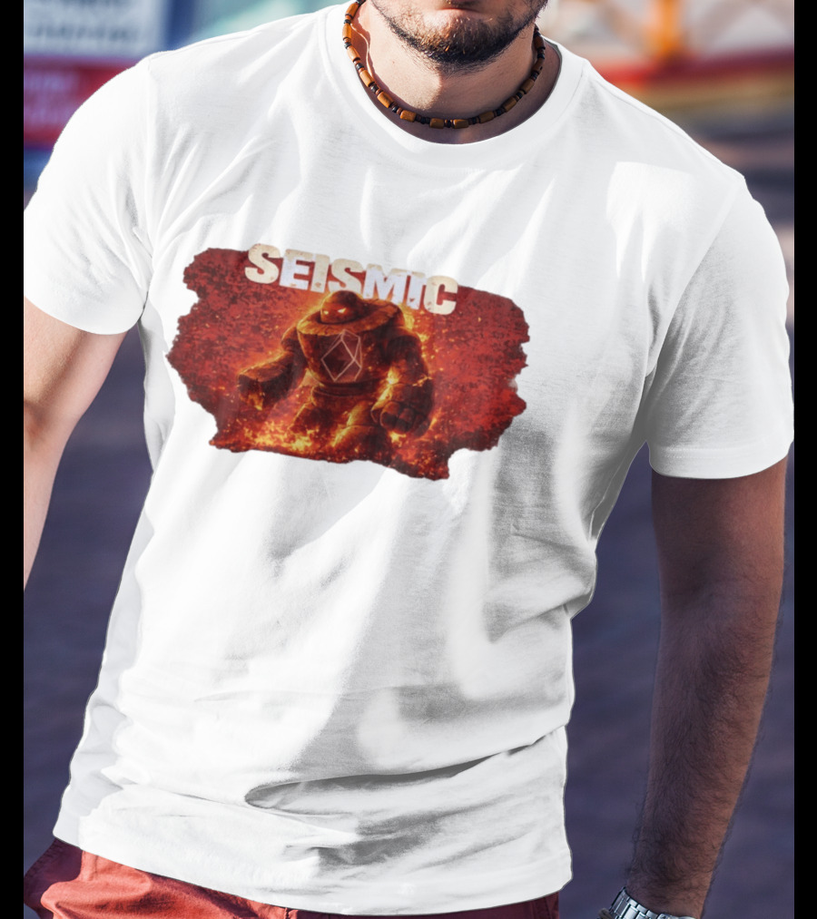 Seismic Magnitude Lava Golem Erupts With Power T-Shirt