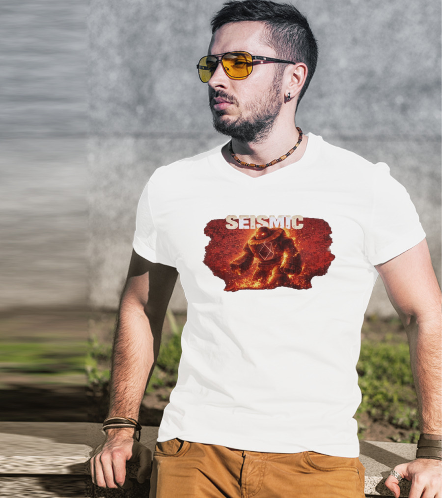 Seismic Magnitude Lava Golem Erupts With Power T-Shirt
