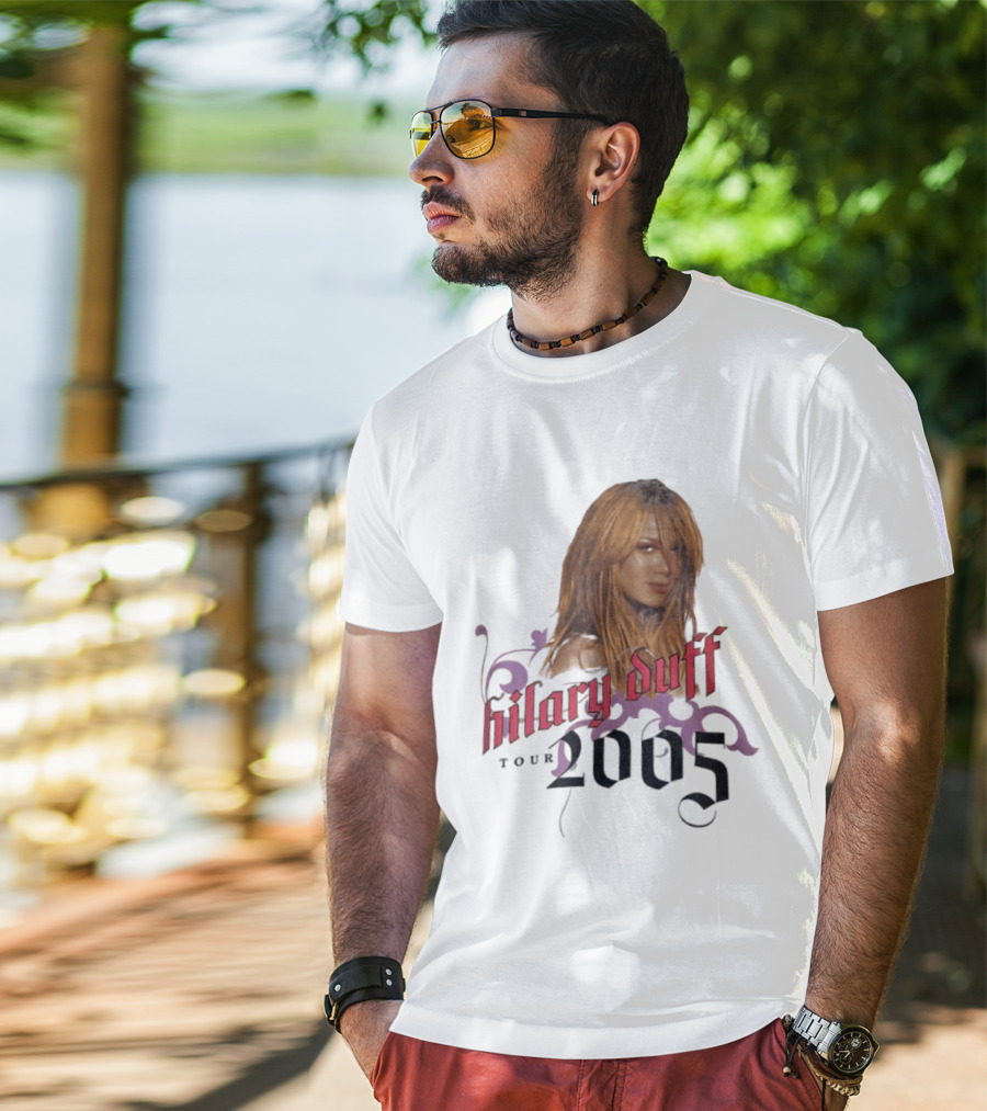 Hilary Duff Tour 2005 Y2K Vintage Style Nostalgia Pop T-Shirt