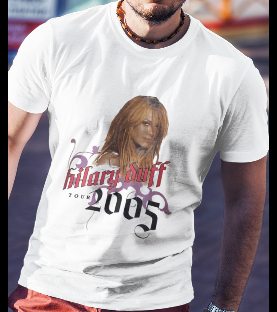 Hilary Duff Tour 2005 Y2K Vintage Style Nostalgia Pop T-Shirt