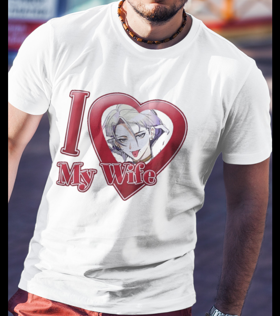 I Love My Wife Anime Heart Waifu T-Shirt