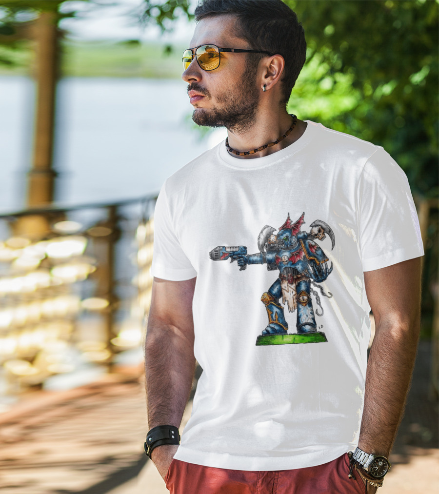 Warhammer 40K Night Lords Chaos Space Marine By Niklas Wistedt T-Shirt