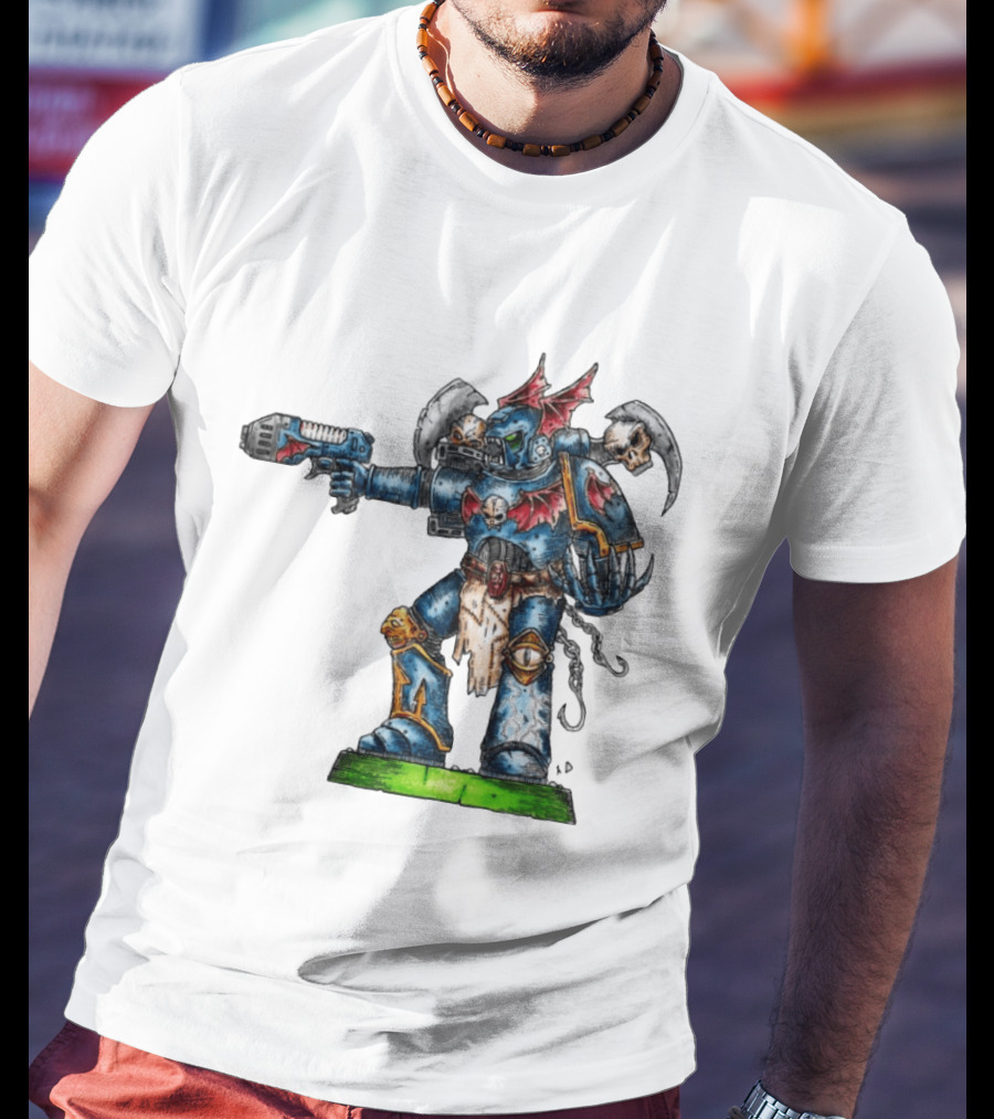 Warhammer 40K Night Lords Chaos Space Marine By Niklas Wistedt T-Shirt