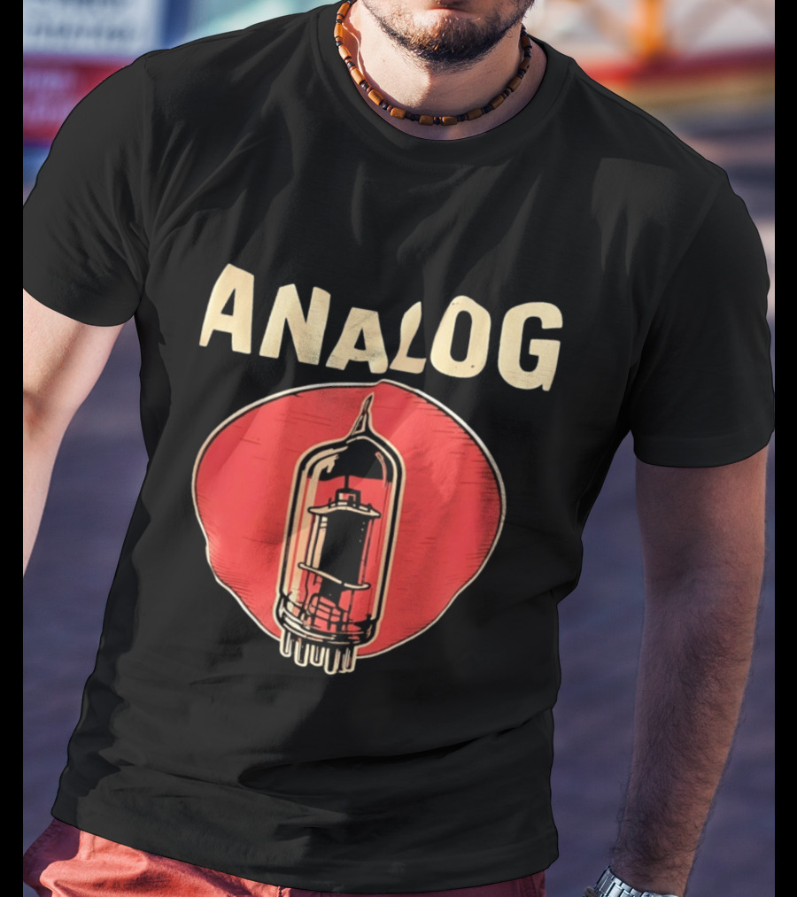 Analog Vacuum Tube Audiophile High Fidelity Audio Components T-Shirt