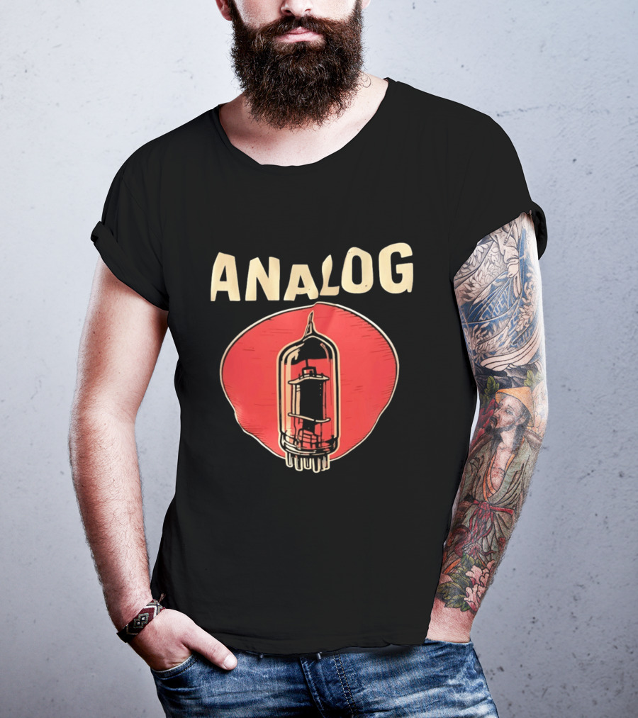 Analog Vacuum Tube Audiophile High Fidelity Audio Components T-Shirt