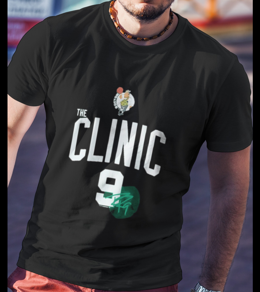 Boston Celtics The Clinic 9 Rajon Rondo Signature T-Shirt