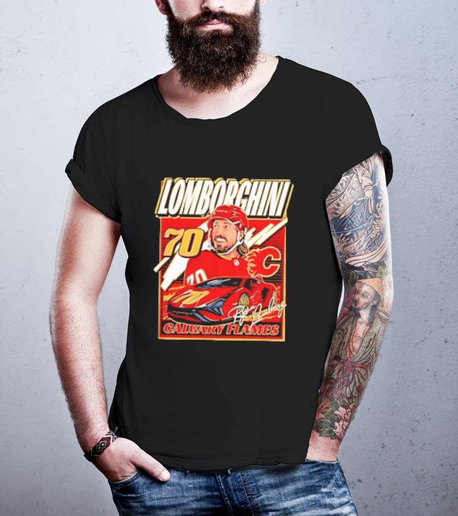 Lomborghini Ryan Lomberg 70 Calgary Flames T-Shirt