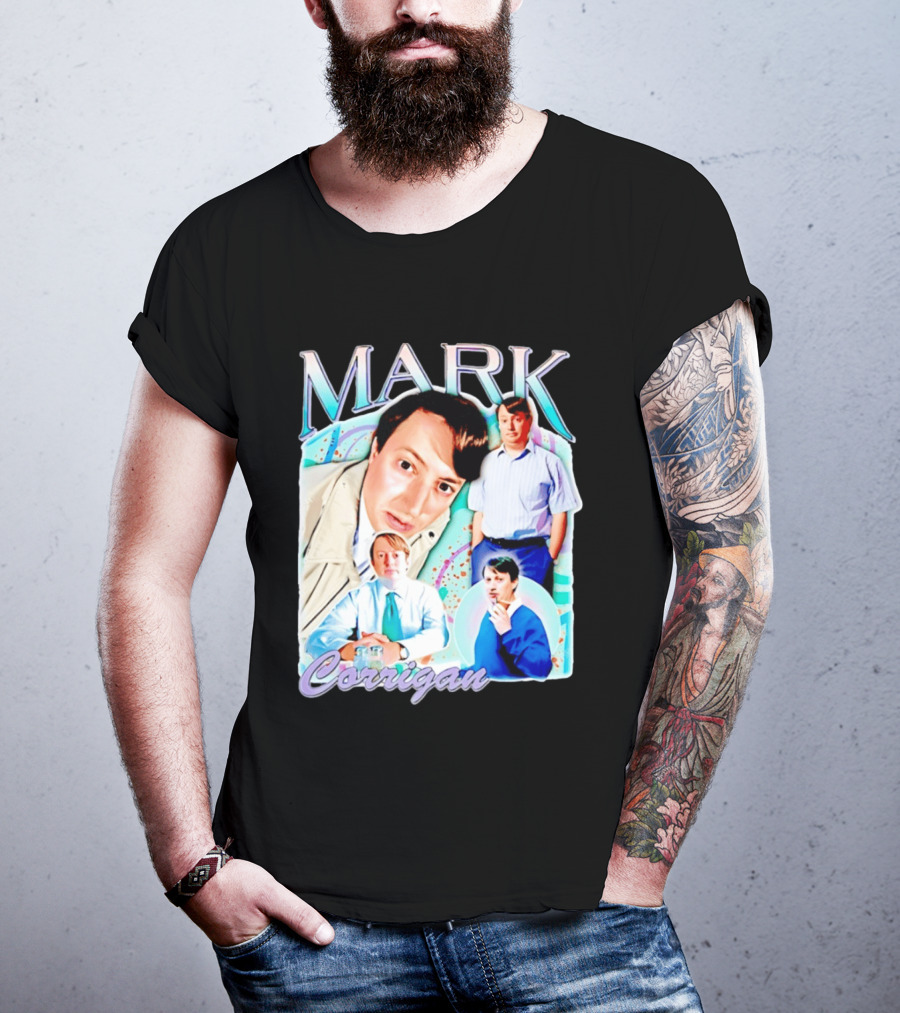 Mark Corrigan Peep Show Character Collage T-Shirt