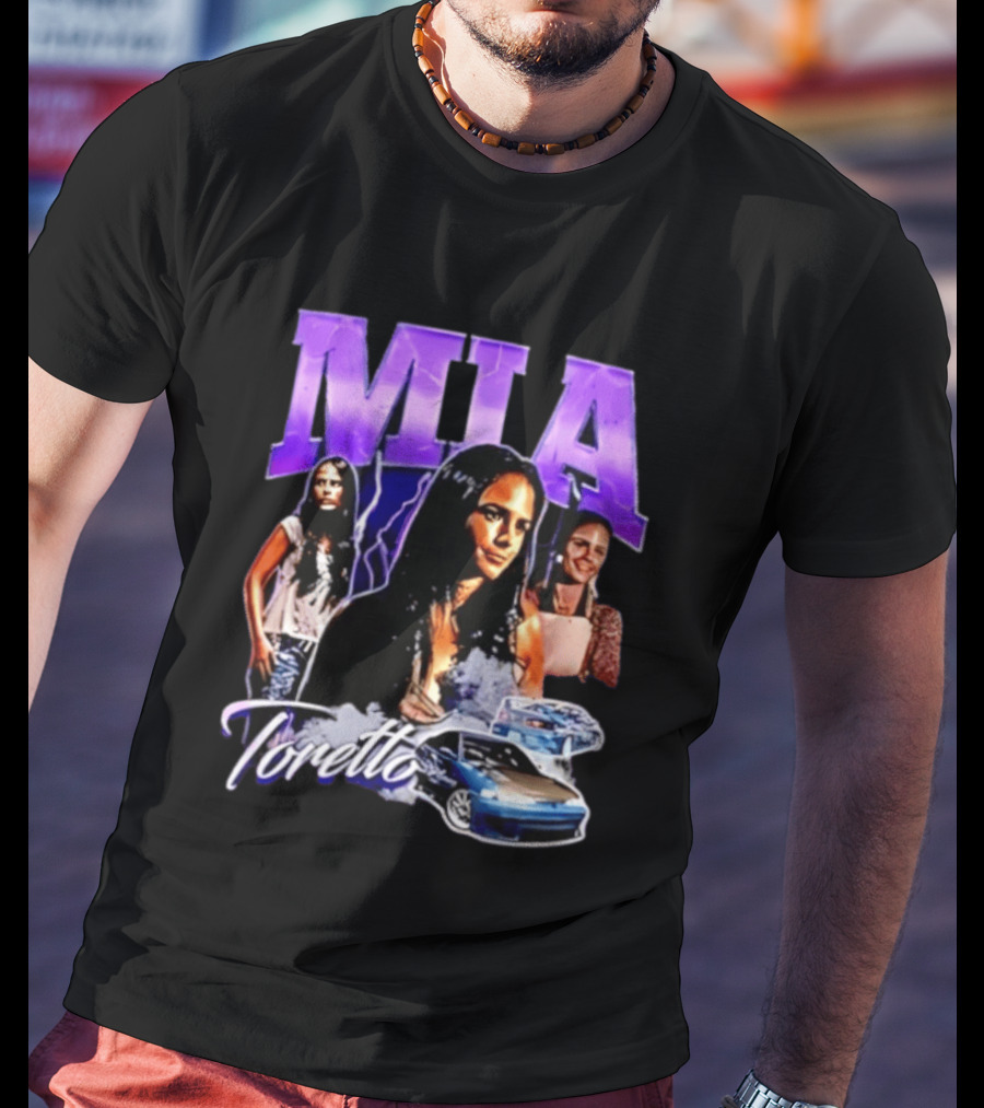 Mia Toretto Fast And Furious Movie Character Car Scene T-Shirt