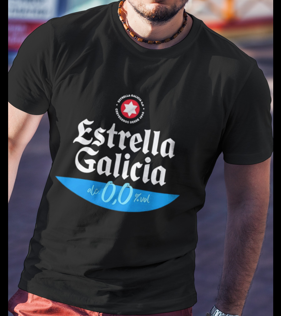 Estrella Galicia 0.0% Alc Alcohol Free T-Shirt