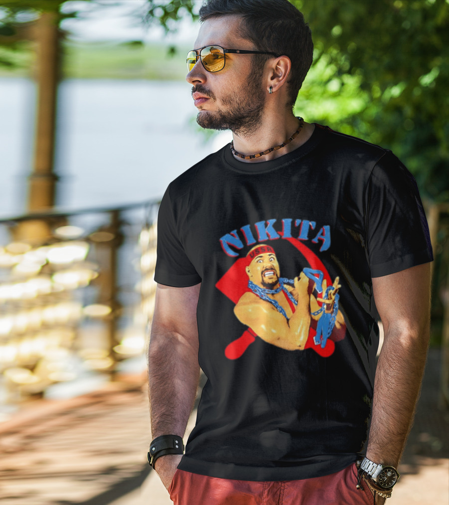 Nikita Koloff USSR Hammer And Sickle NWA Wrestling Pro T-Shirt