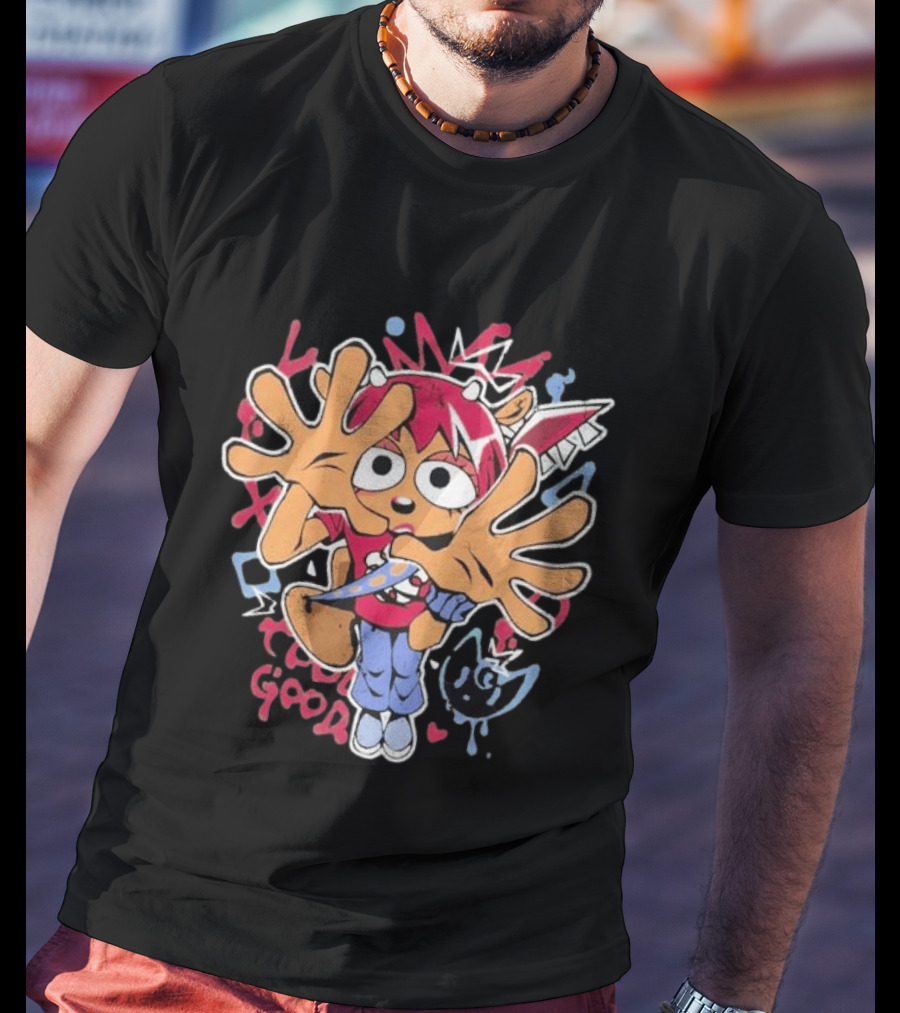 Graffiti Streetwear Character With Graffiti Style Vibes And Expressions T-Shirt