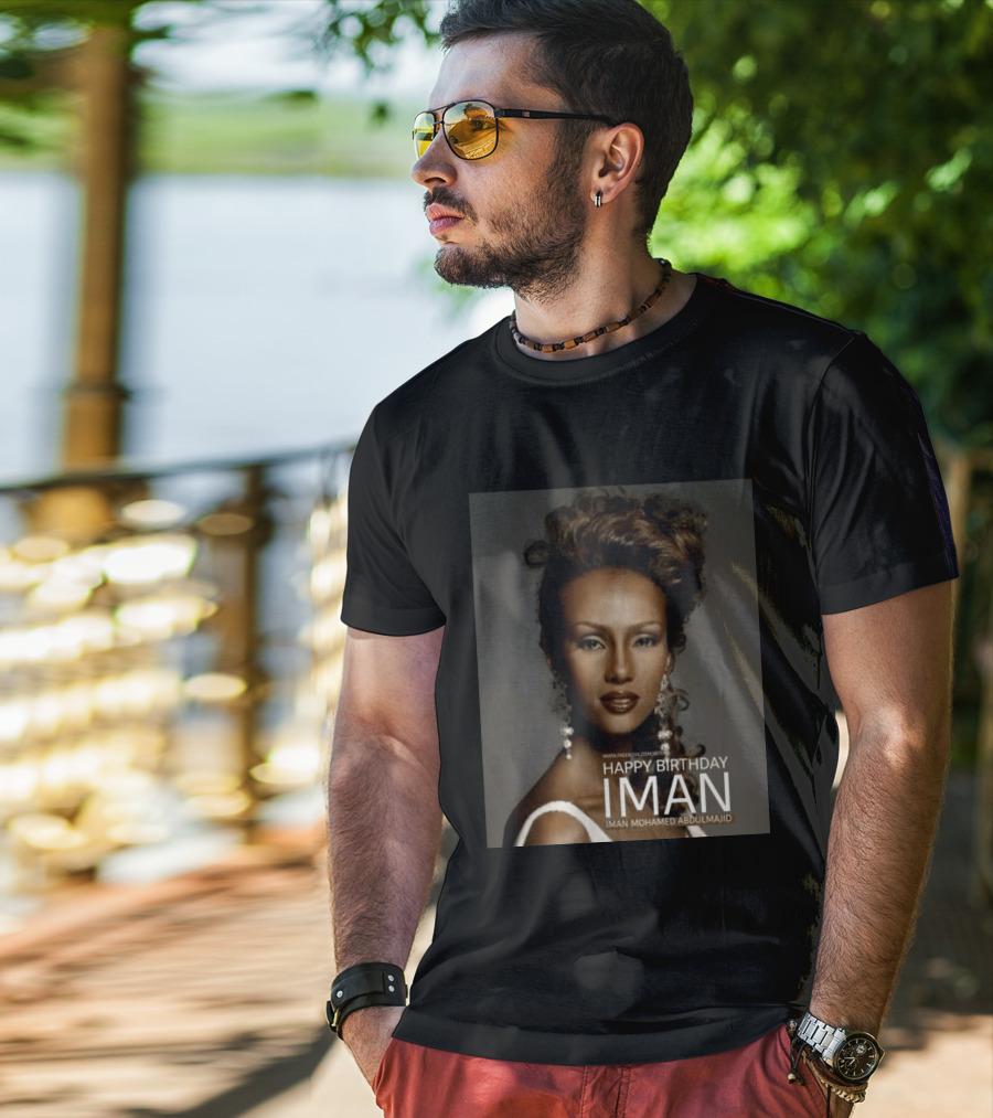Happy Birthday Iman Mohamed Abdulmajid Celebration T-Shirt