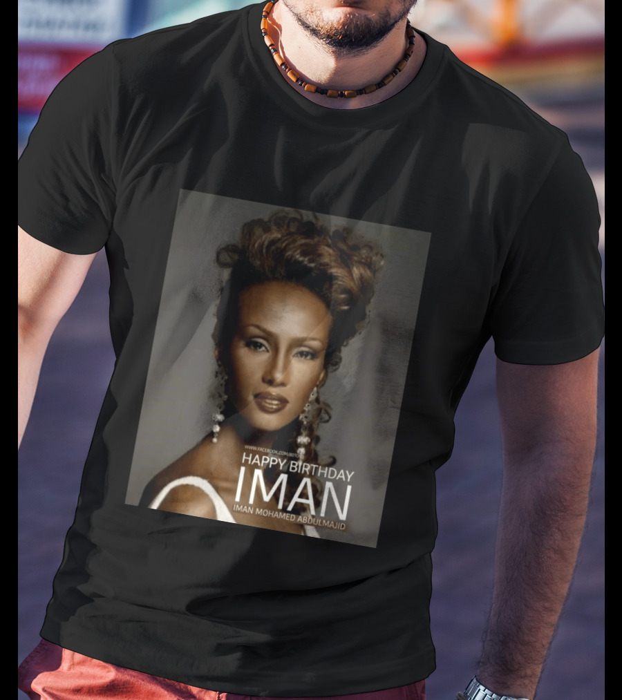 Happy Birthday Iman Mohamed Abdulmajid Celebration T-Shirt