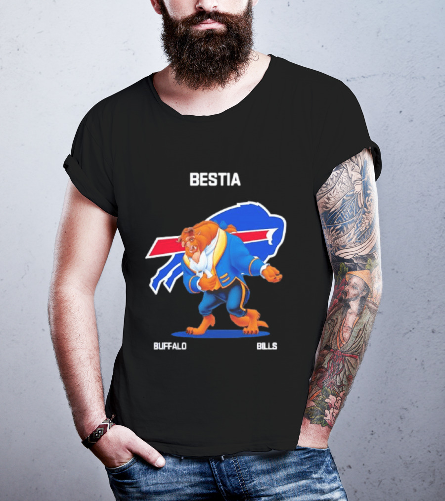Buffalo Bills Beastia Cartoon T-Shirt