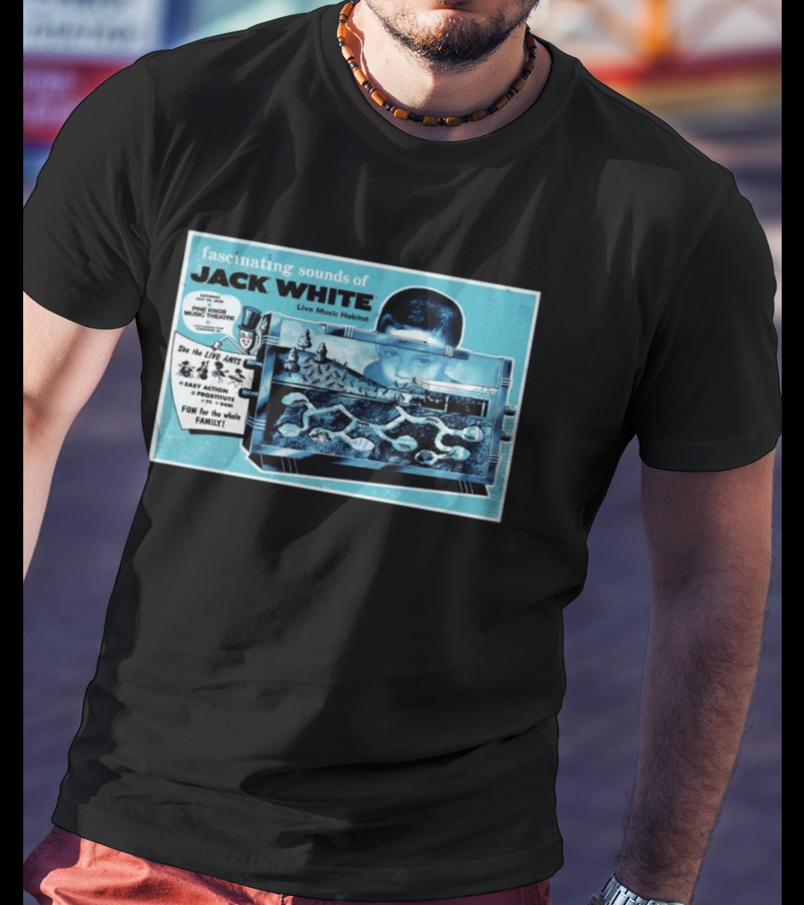 Fascinating Sounds Of Jack White Live Music Habitat Pine Knob Music Theatre 2026 T-Shirt