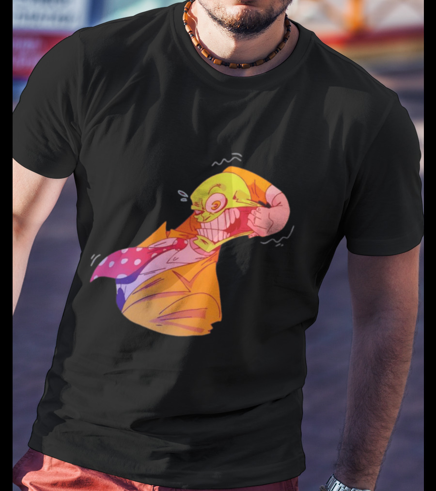 The Mask Dark Horse Comics Face Stretch Iconic Character Pose T-Shirt
