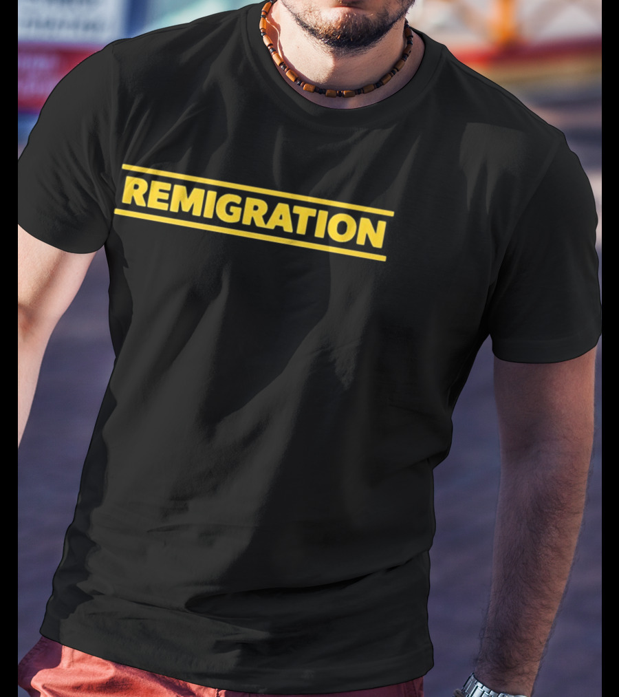 REMIGRATION Bold Yellow T-Shirt
