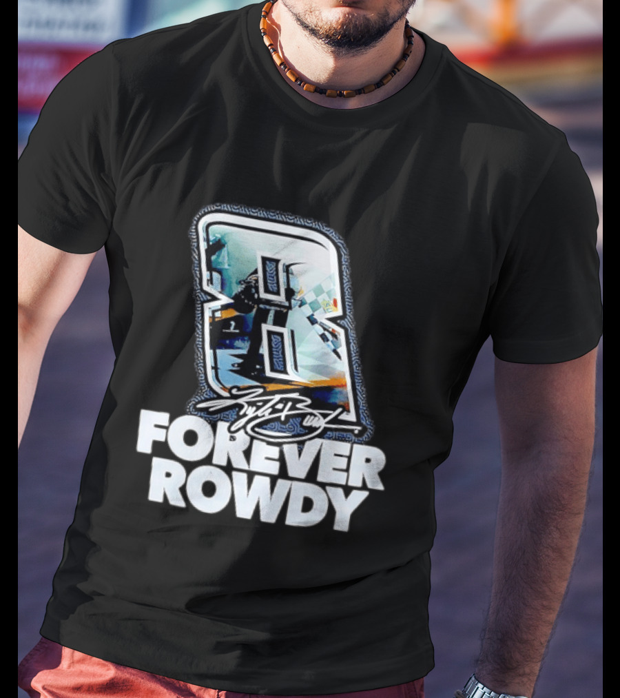 KFB 8 Forever Rowdy NASCAR Racing Plaid T-Shirt