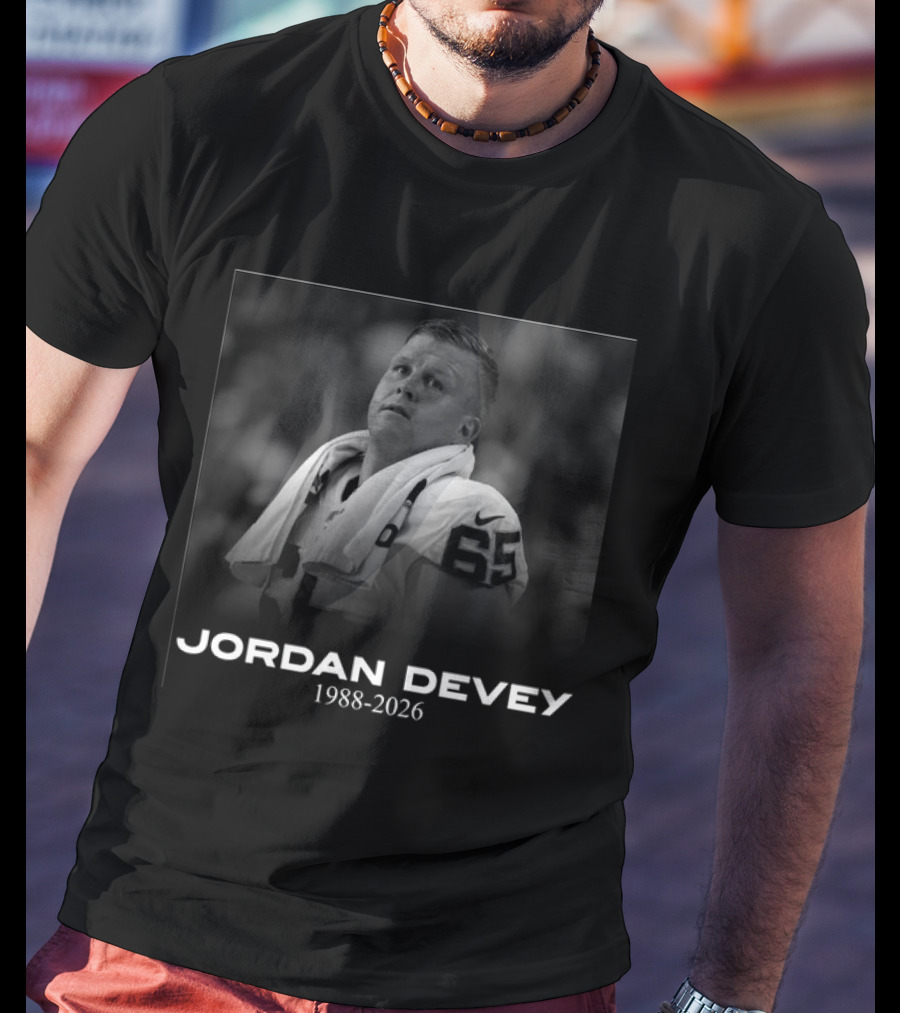 Jordan Devey 1988 2026 Memorial Commemoration T-Shirt