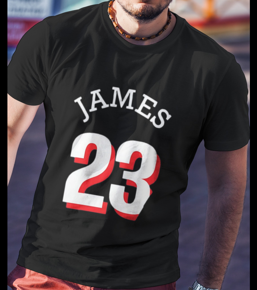 LeBron James 23 Jersey Philadelphia 76ers T-Shirt