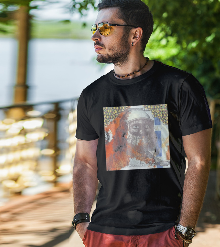 US Vs. Them Franklin Money Mask Art Parental Advisory T-Shirt