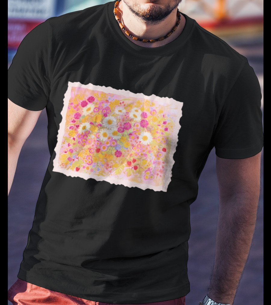 Weeds Are Flowers Too A A Milne Floral Painting With Colorful Blossoms T-Shirt