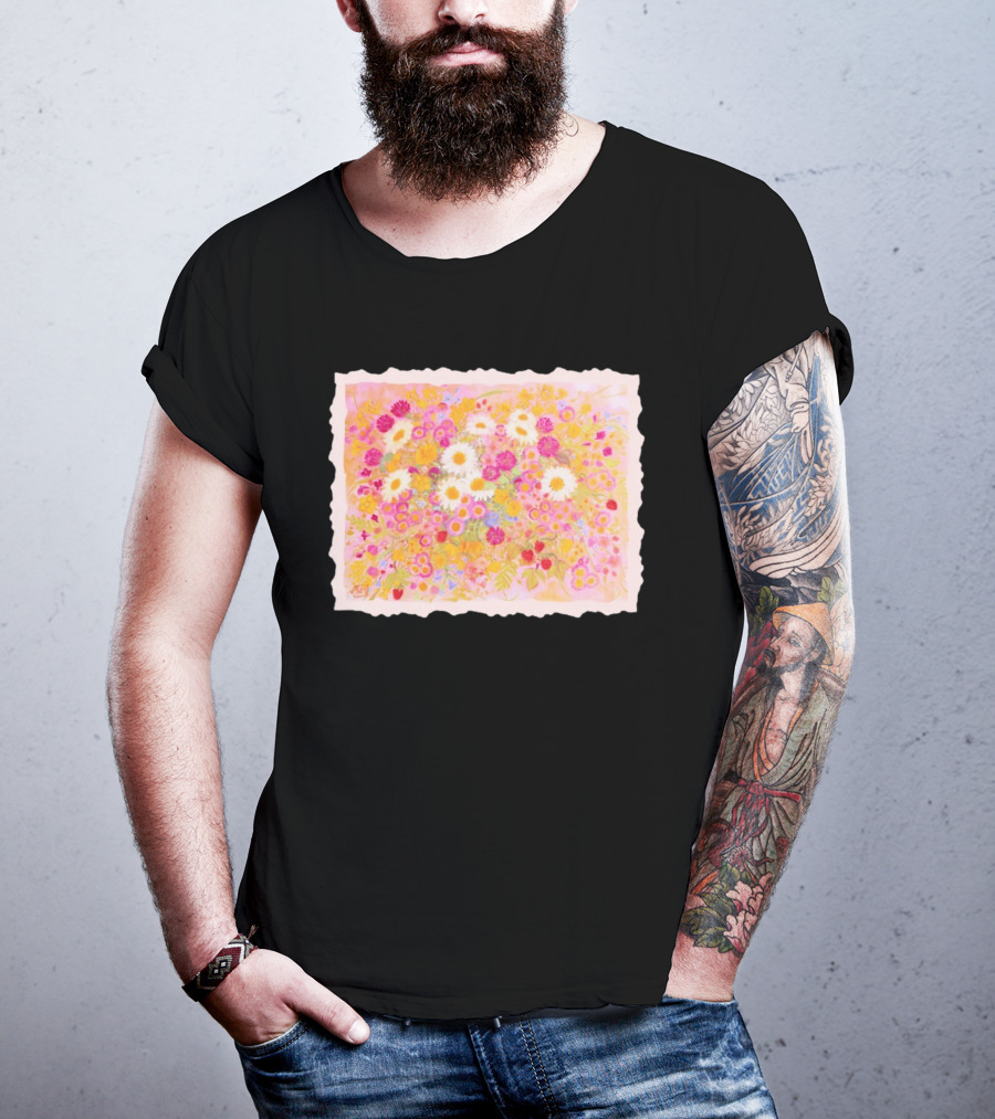 Weeds Are Flowers Too A A Milne Floral Painting With Colorful Blossoms T-Shirt