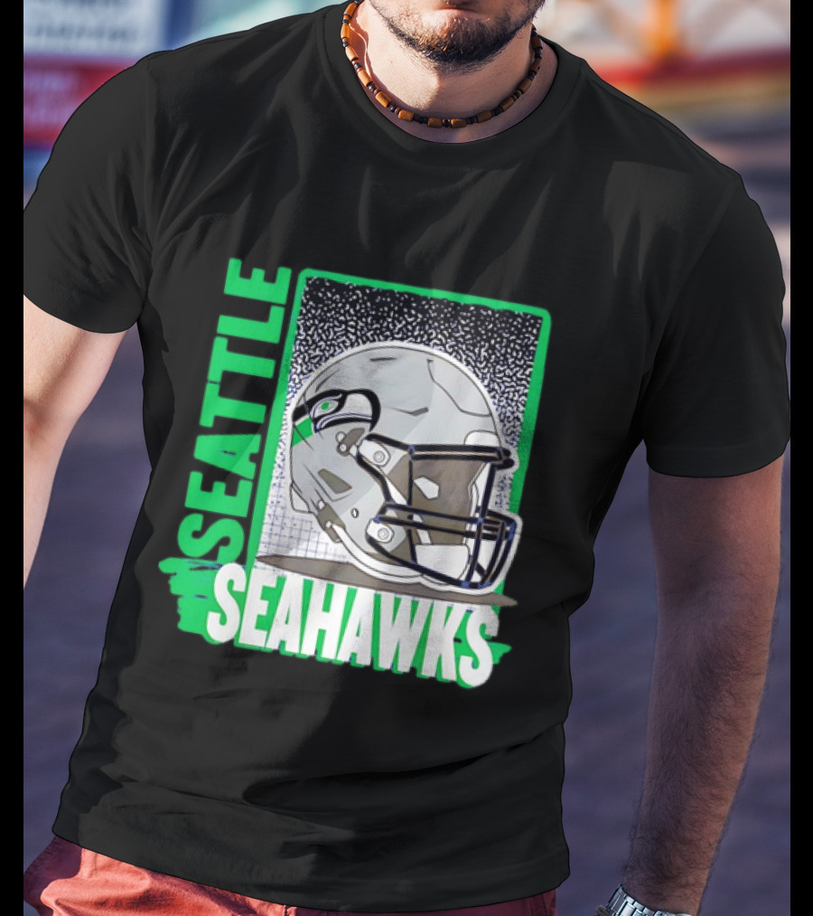 Seattle Seahawks Helmet NFL Football Team Gear T-Shirt