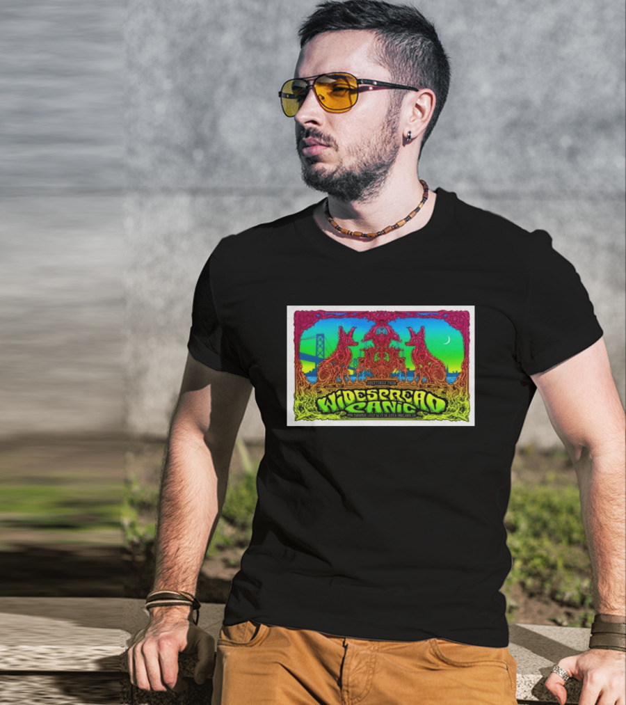 Widespread Panic Live At Fox Theater Oakland Jul 16 18 2026 Concert With Psychedelic Art And Bridge T-Shirt