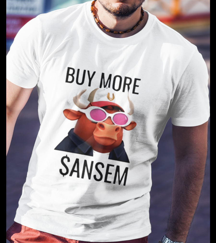 BUY MORE SANSEM Crypto Bull Finance T-Shirt
