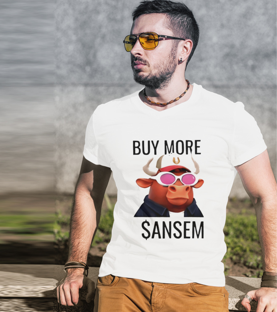 BUY MORE SANSEM Crypto Bull Finance T-Shirt