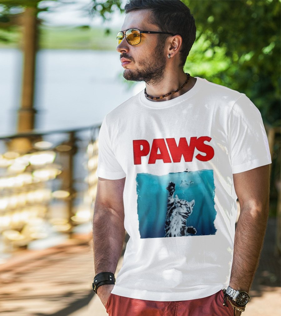 PAWS Cat Kitten Jaws T-Shirt
