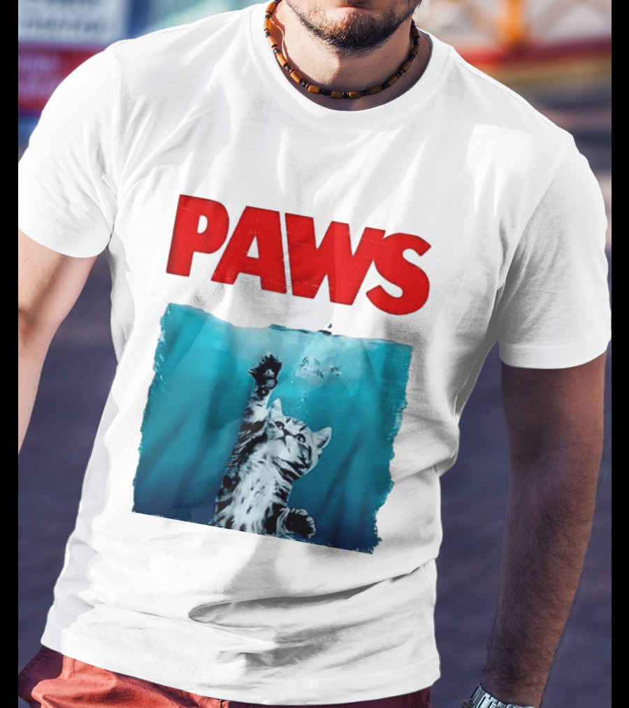 PAWS Cat Kitten Jaws T-Shirt