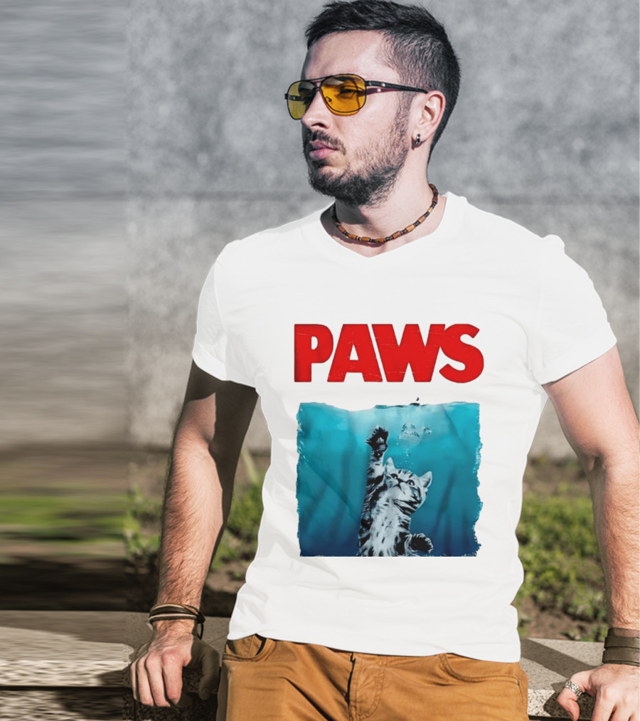 PAWS Cat Kitten Jaws T-Shirt