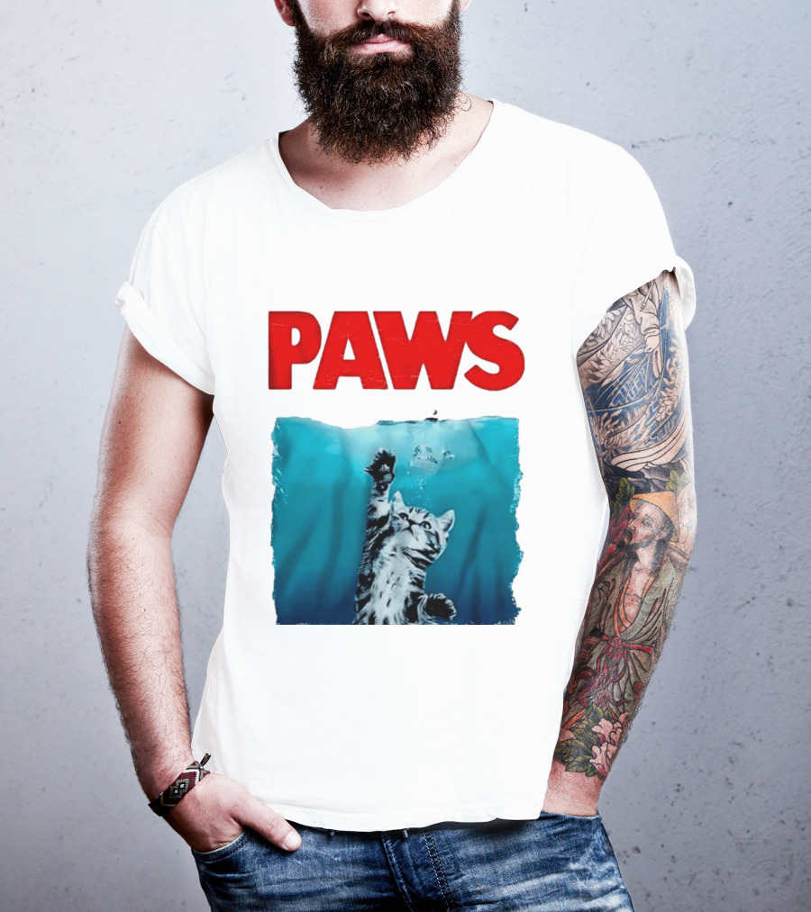 PAWS Cat Kitten Jaws T-Shirt