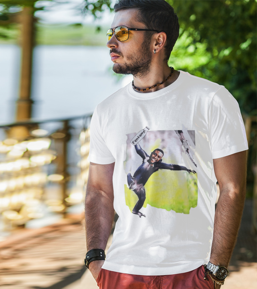 Chadwick Boseman Fentanyl Monkey T-Shirt