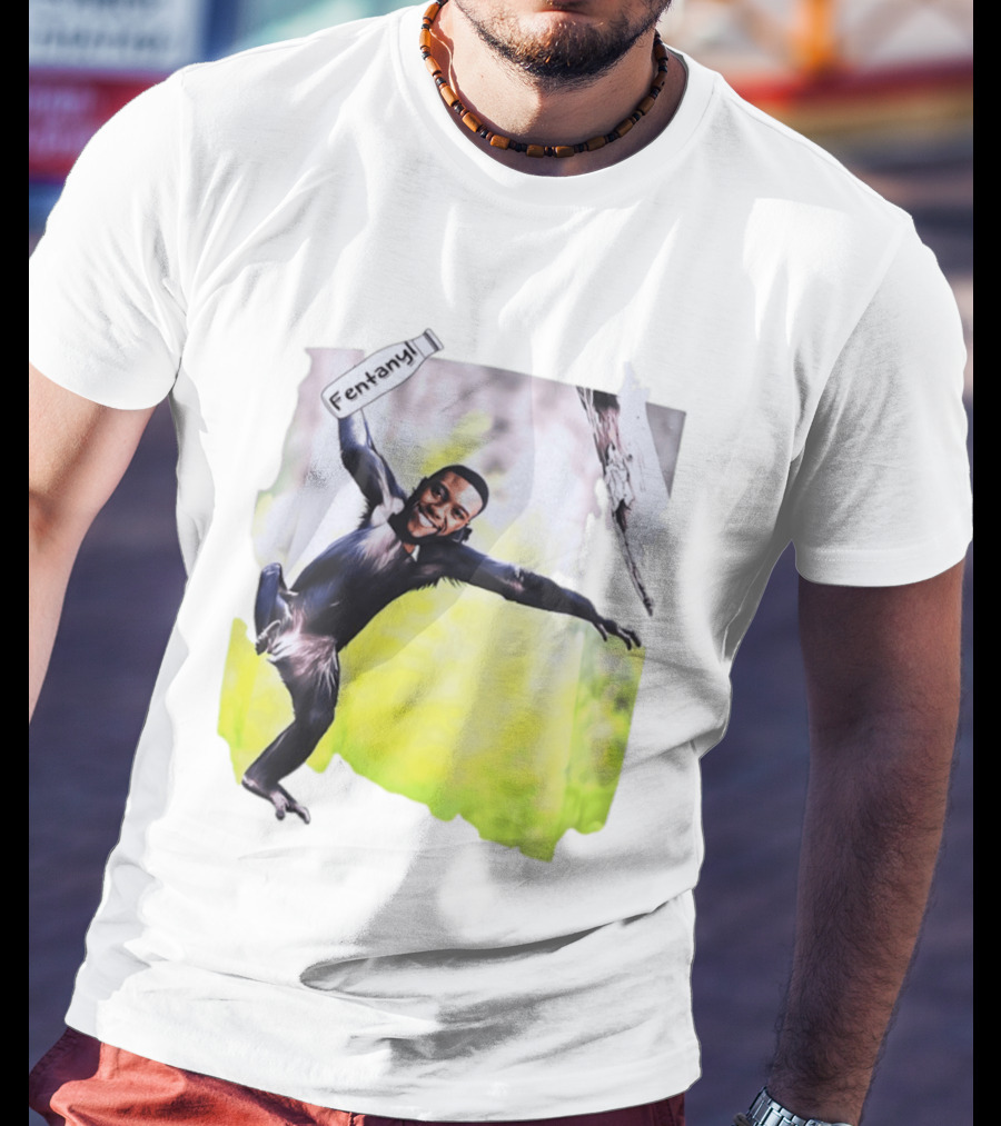Chadwick Boseman Fentanyl Monkey T-Shirt