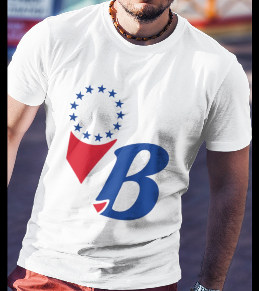 Chinatown Market Store Let Brotherly Love Philadelphia B Icon Circle Stars T-Shirt