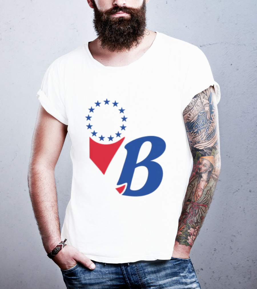 Chinatown Market Store Let Brotherly Love Philadelphia B Icon Circle Stars T-Shirt