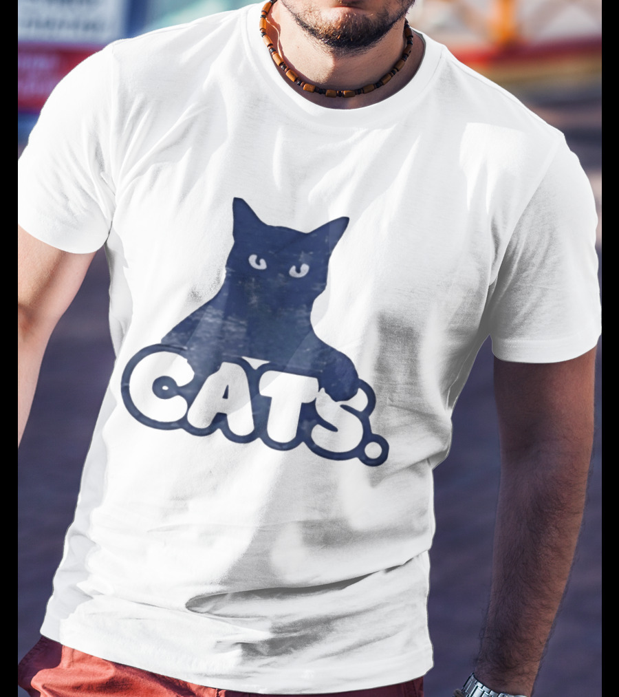 Distressed Vintage Cats Feline Kitten Pet T-Shirt