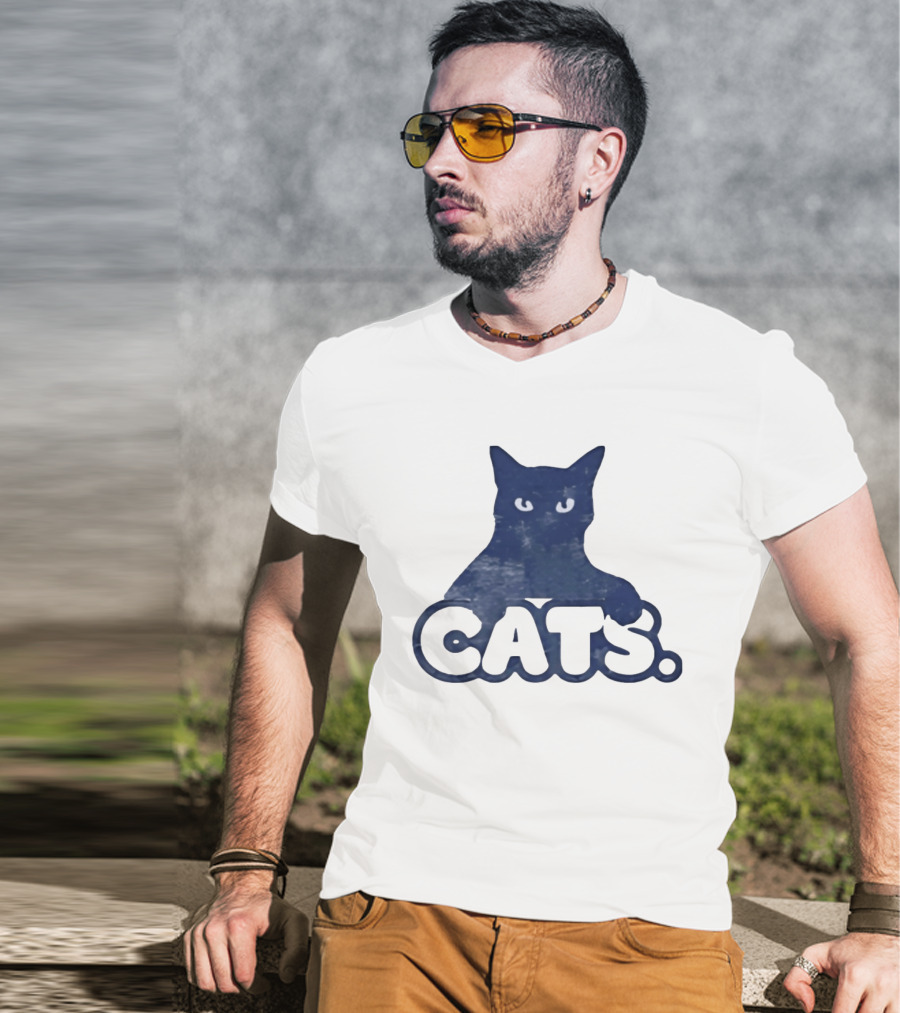 Distressed Vintage Cats Feline Kitten Pet T-Shirt