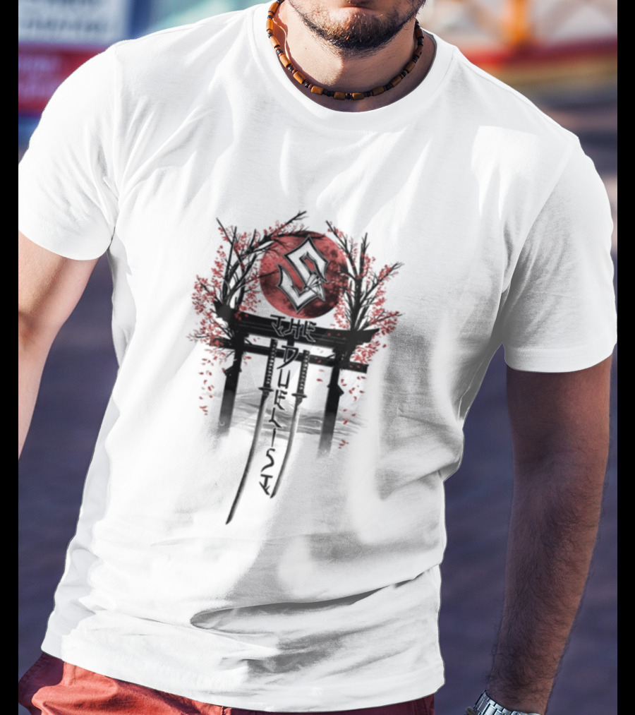 Sabaton Store Signed The Duelist S Symbol Red Circle Blossom T-Shirt