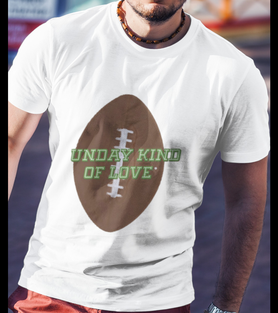 Sunday Kind Of Love Football Halftone Sports T-Shirt