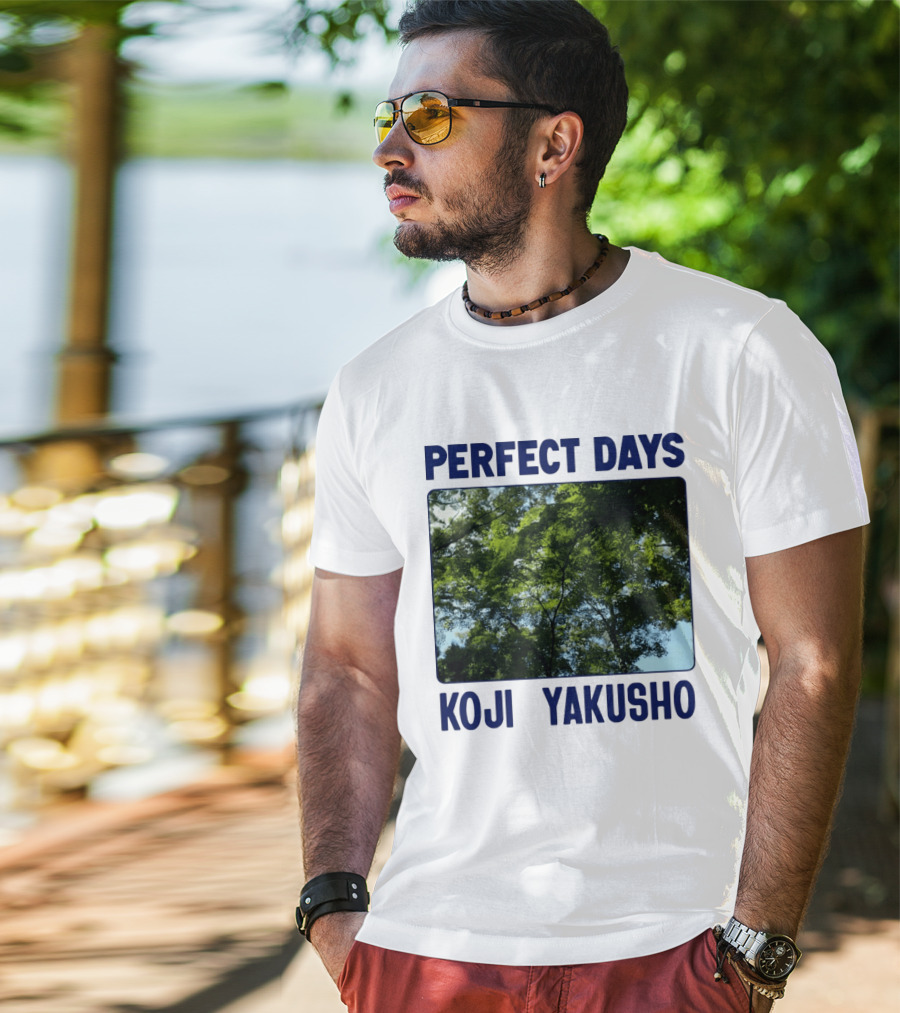 Perfect Days Koji Yakusho Forest Scene T-Shirt