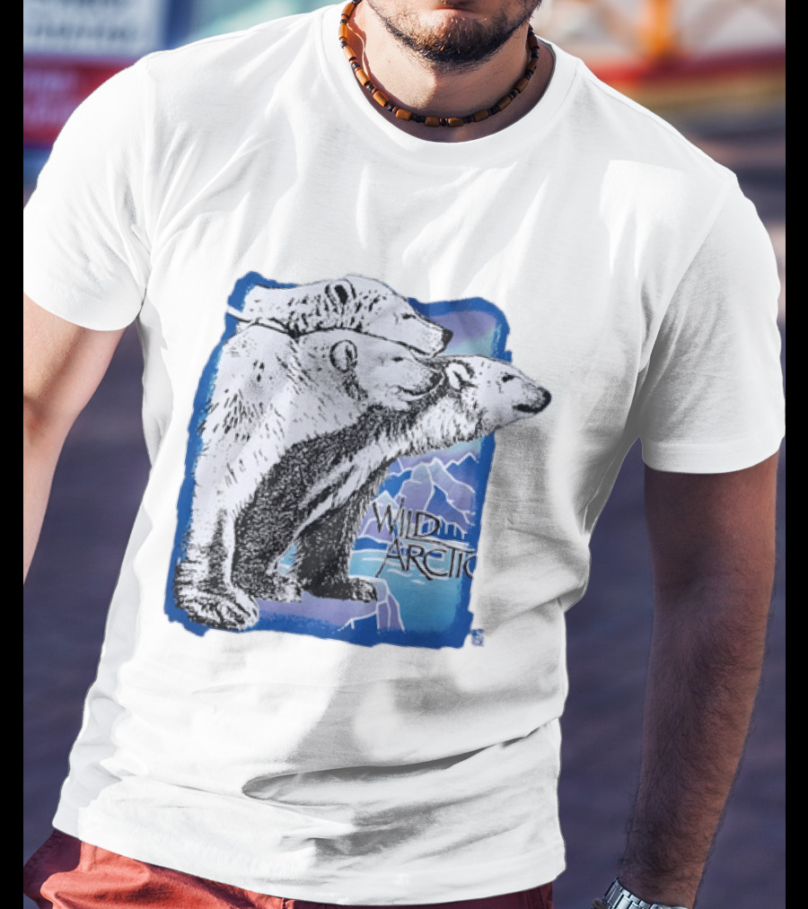 Polar Bear Trio Wild Arctic Sea World Wildlife T-Shirt